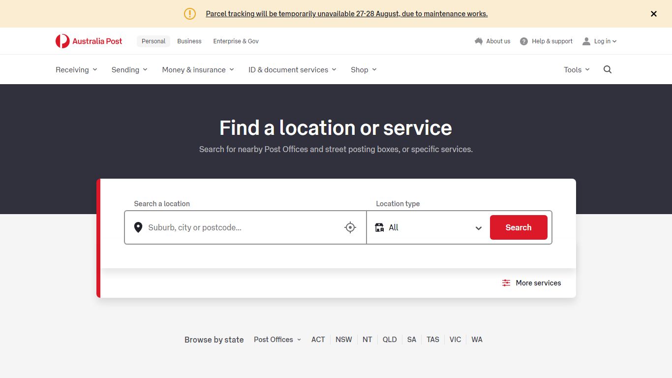 Post Office Locator - Australia Post